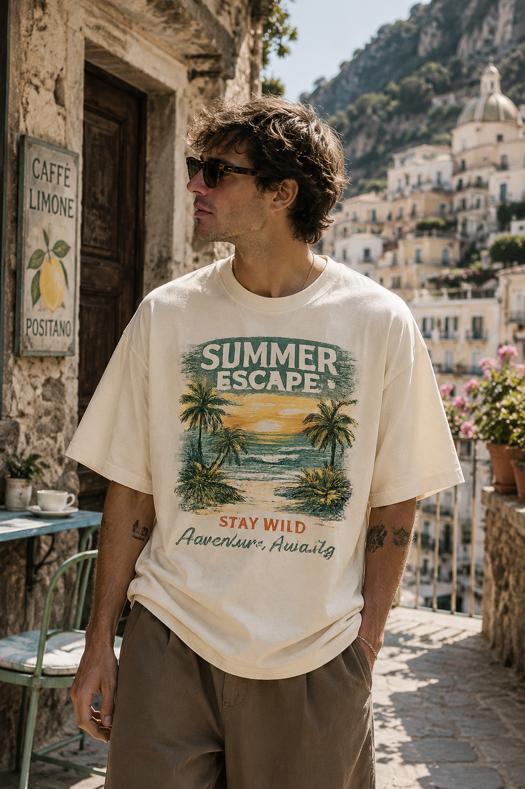 Summer Escape Oversized Tee