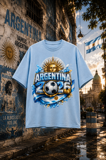 Argentina 2026 Unisex Oversized Tee