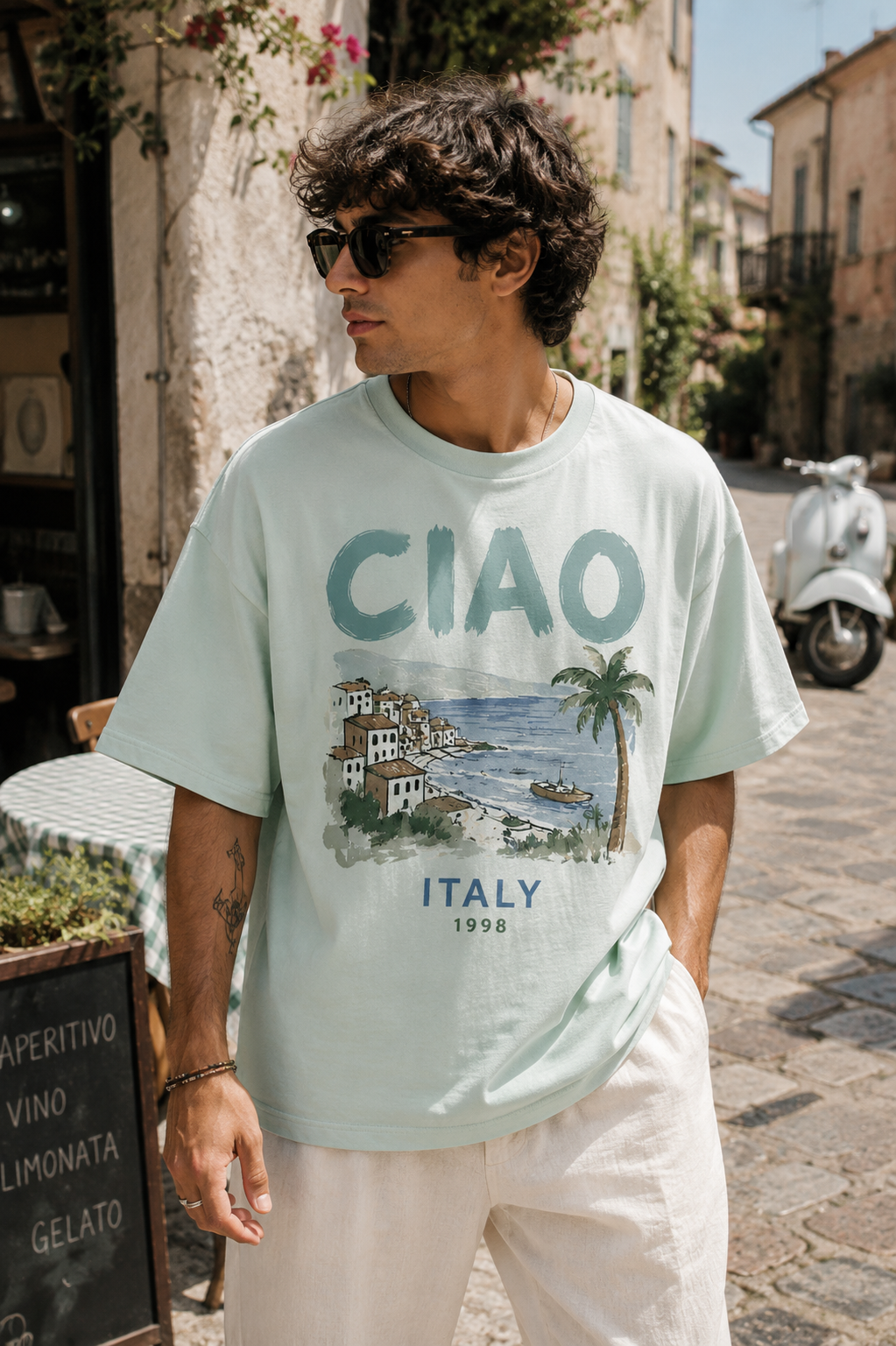 Ciao Italy Oversized Tee