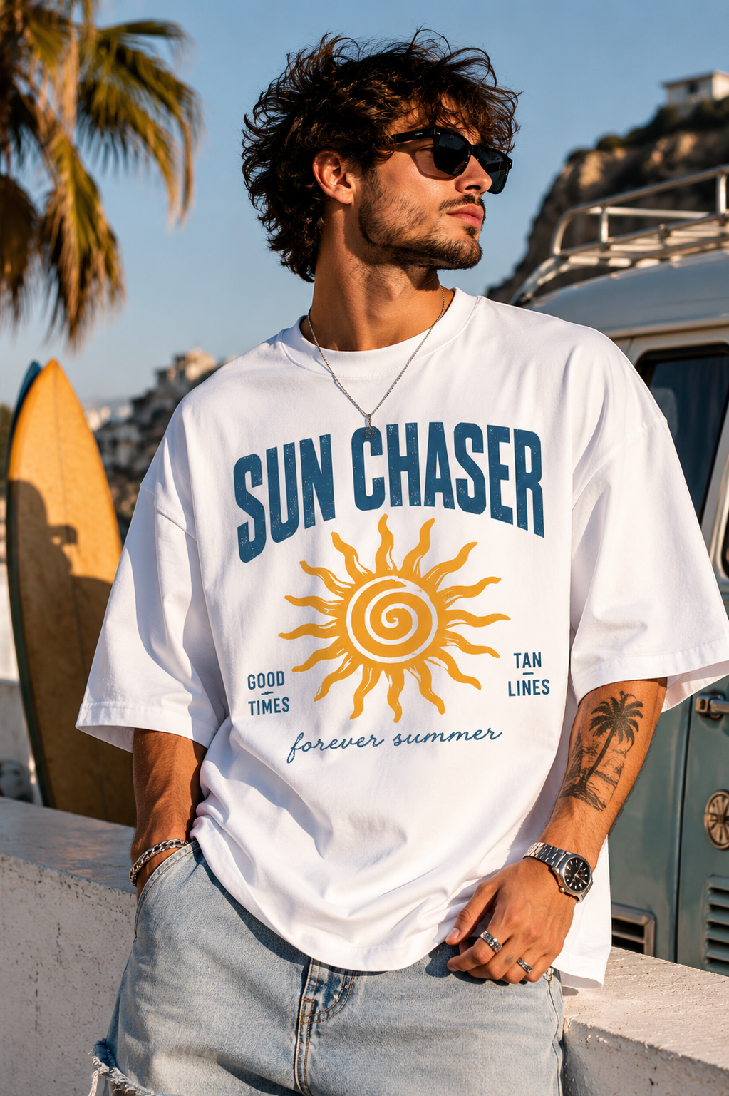 Sun Chaser Oversized Tee