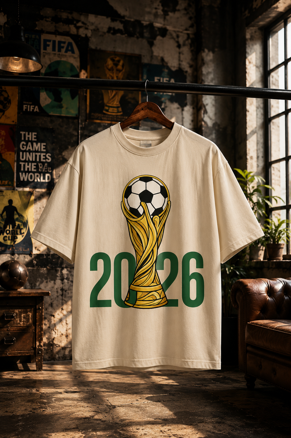 2026 FIFA Trophy Unisex Oversized Tee