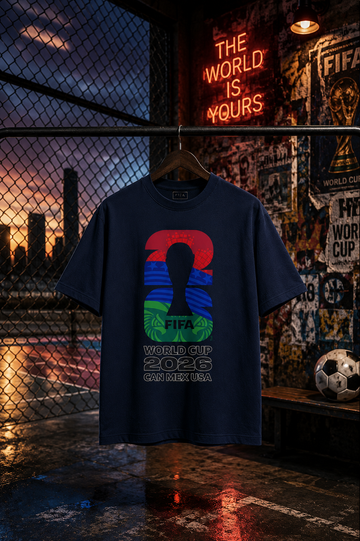 FIFA World Cup 2026 Official Logo Unisex Oversized Tee