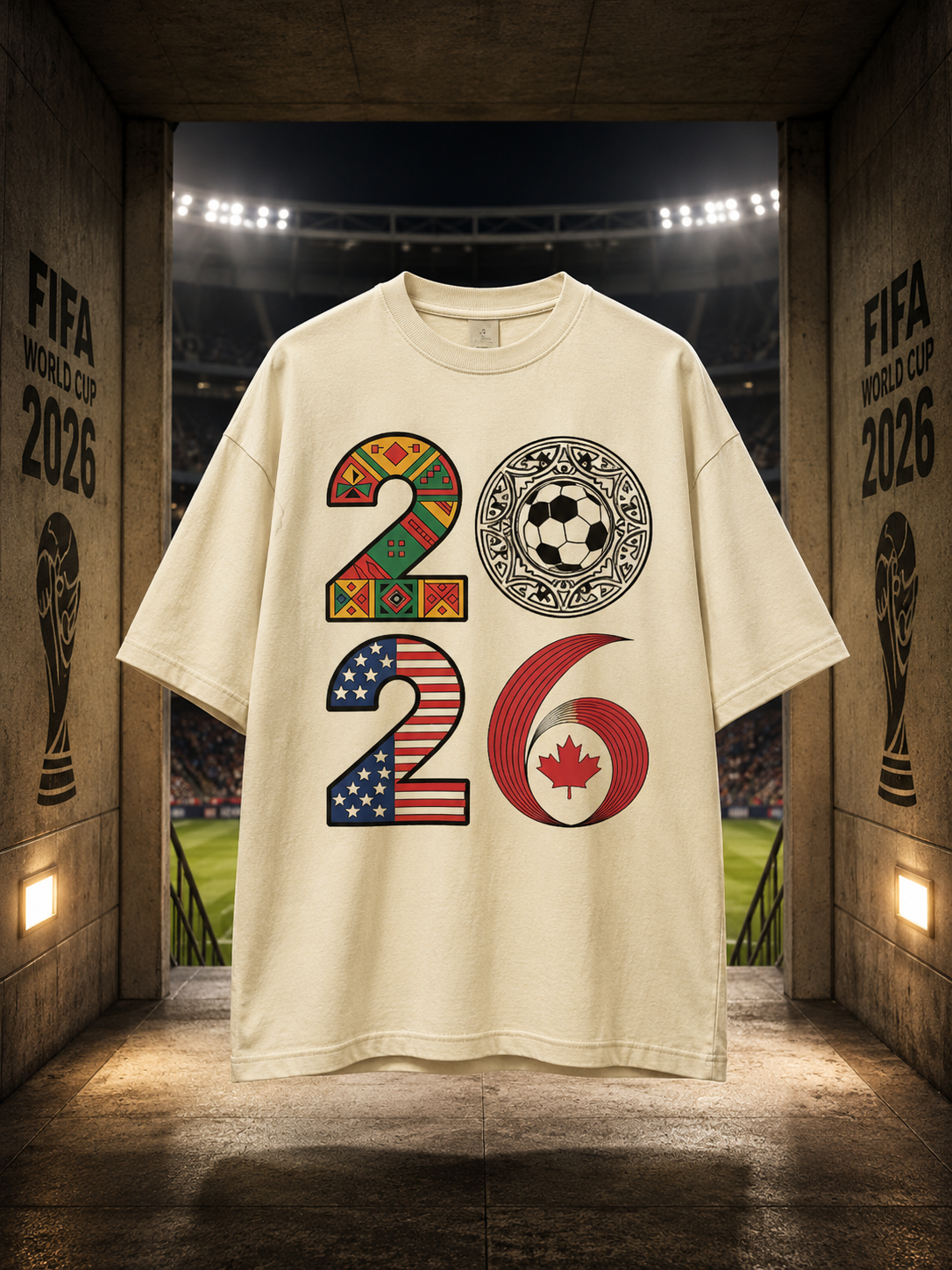 FIFA 2026 Cultural Icons Unisex Oversized Tee