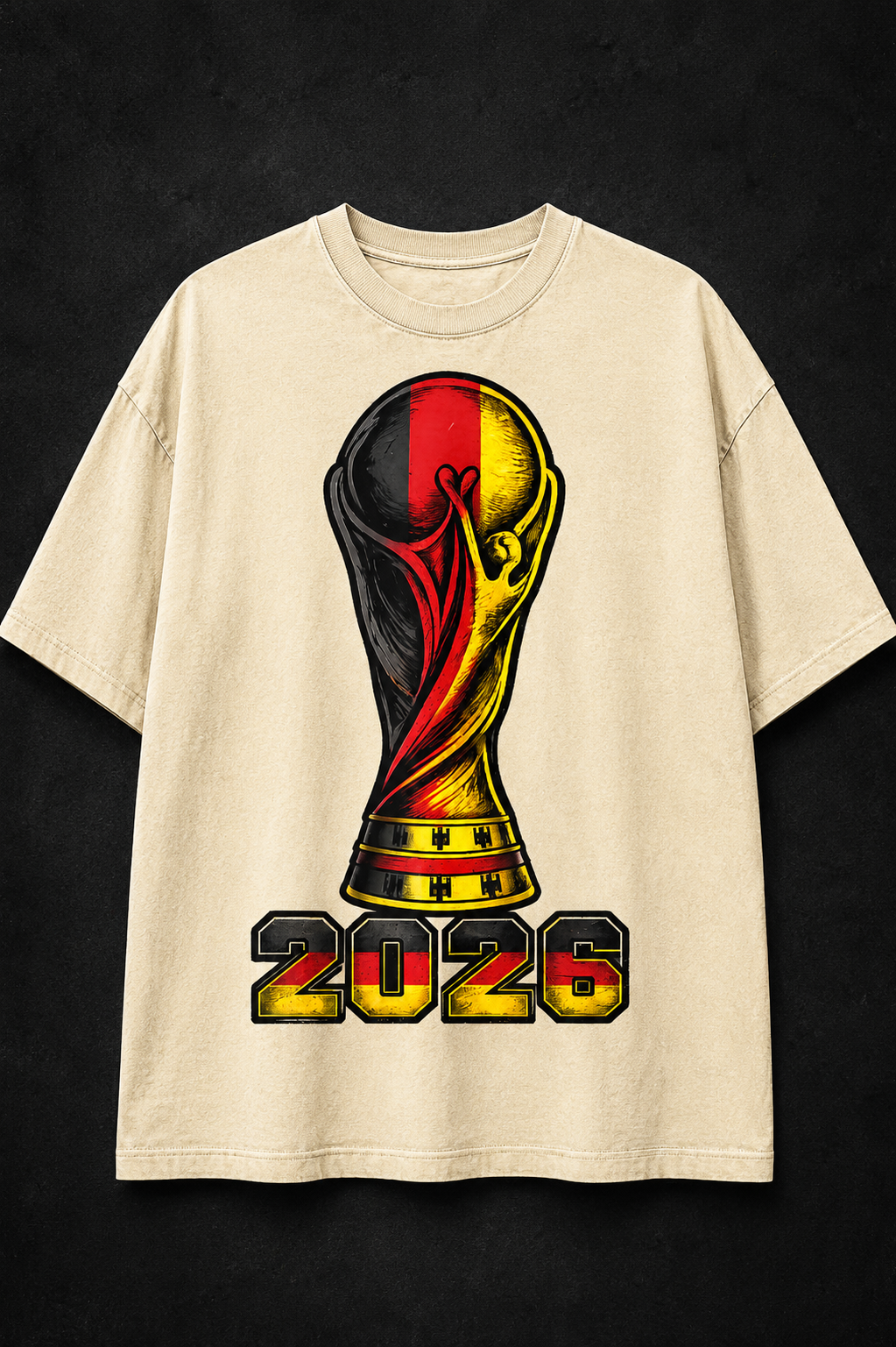 Germany 2026 Trophy Colours Unisex Oversized Tee