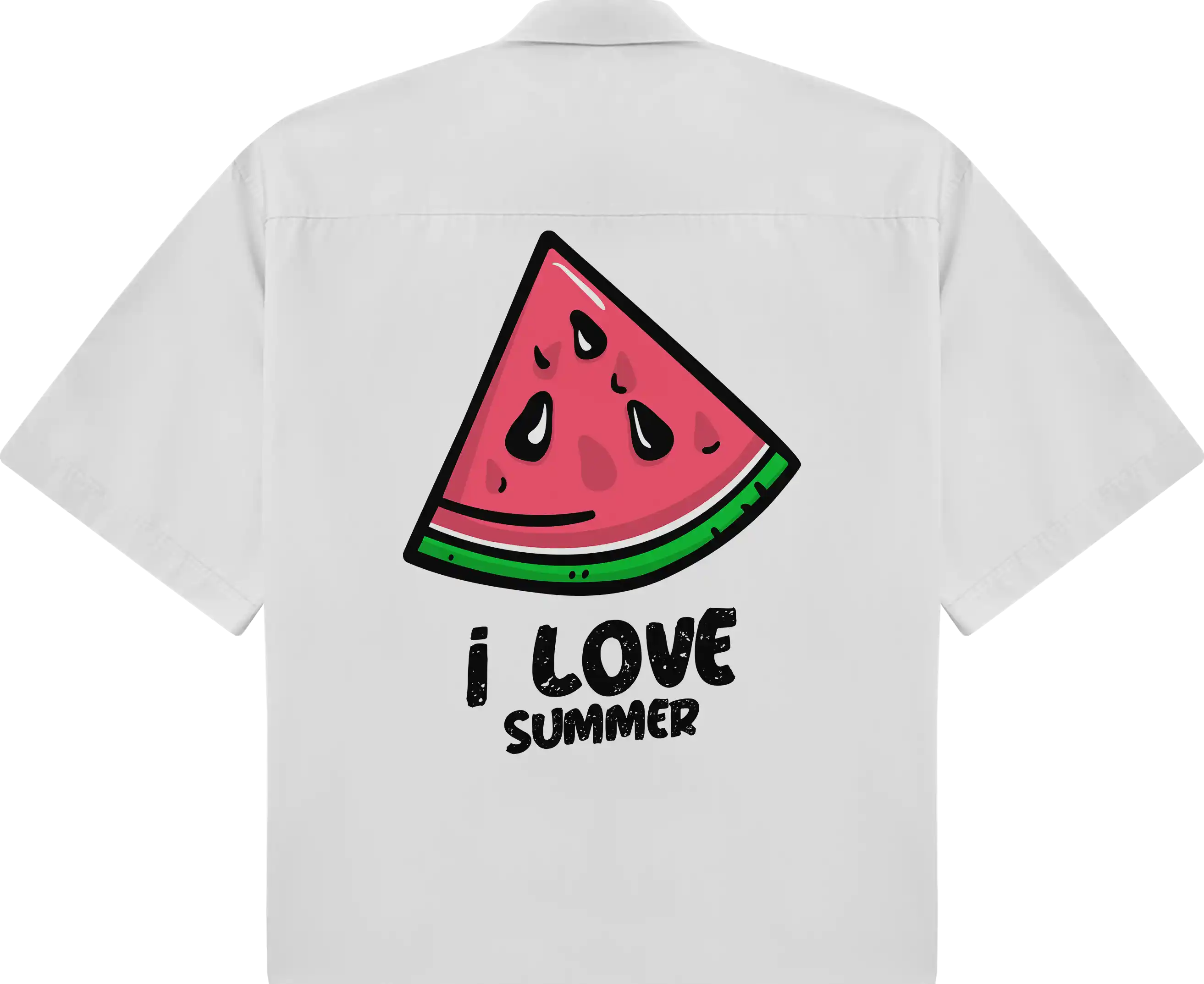 I Love Summer Oversized Shirt