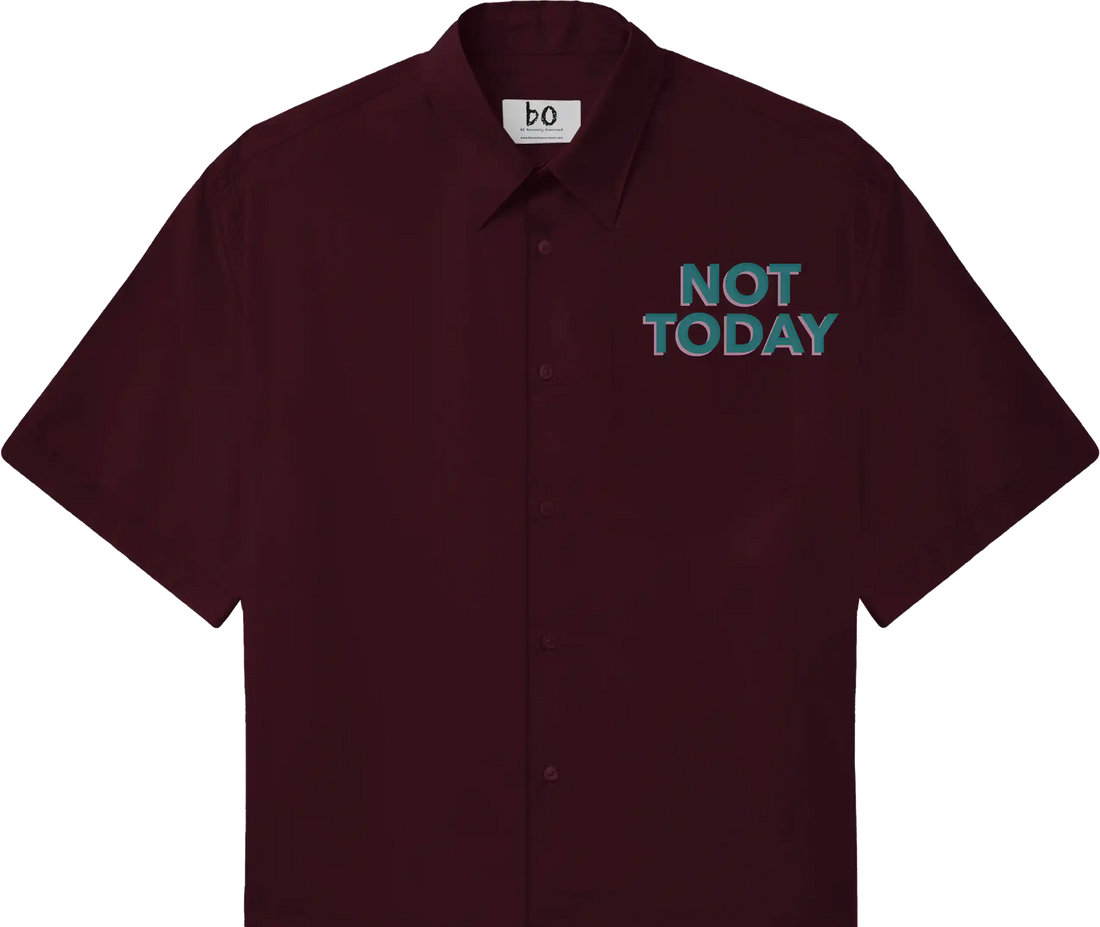Not Today Satan Oversized Shirt