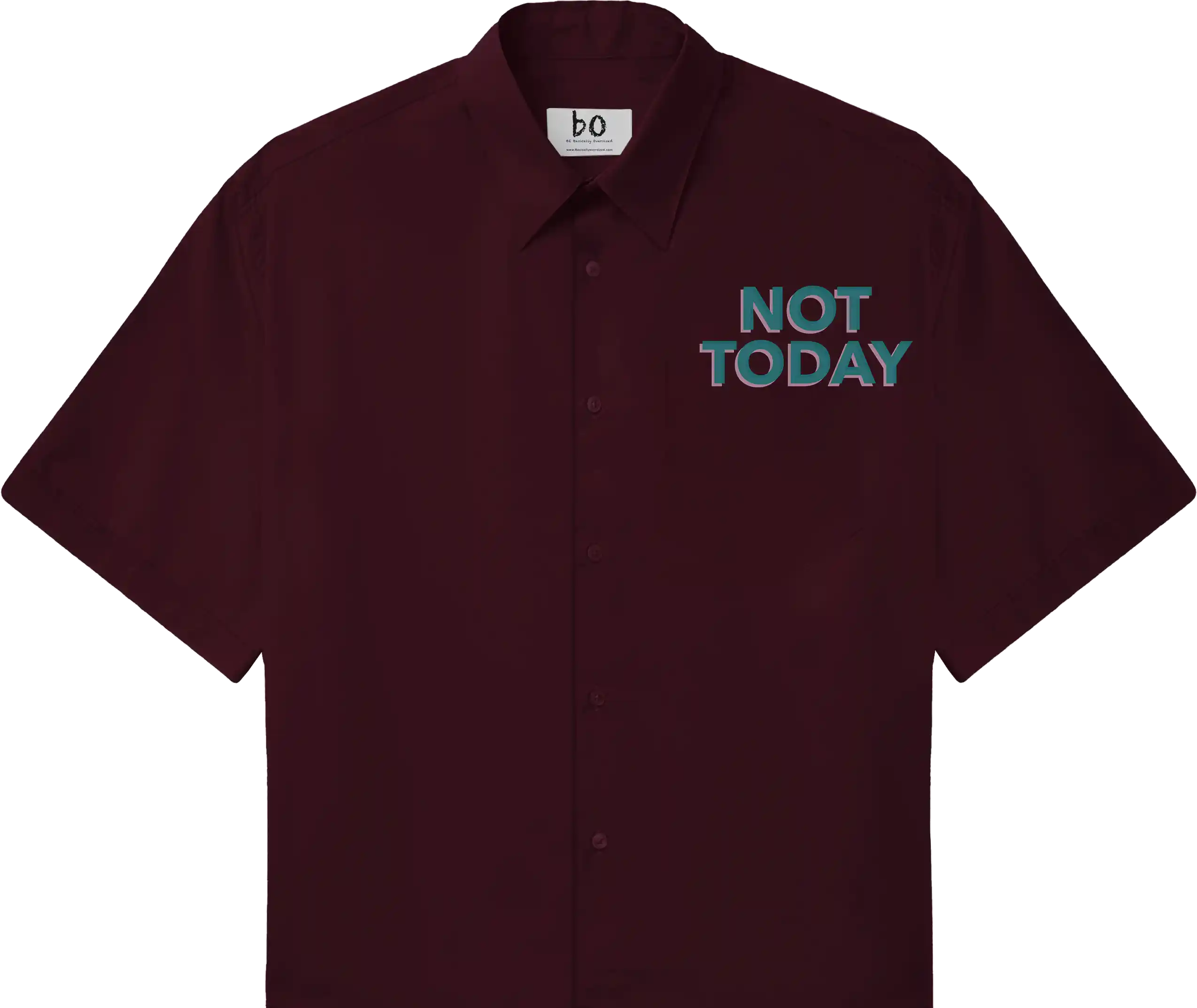 Not Today Satan Oversized Shirt