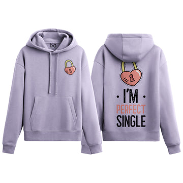I'm Perfect Single Oversized Hoodie