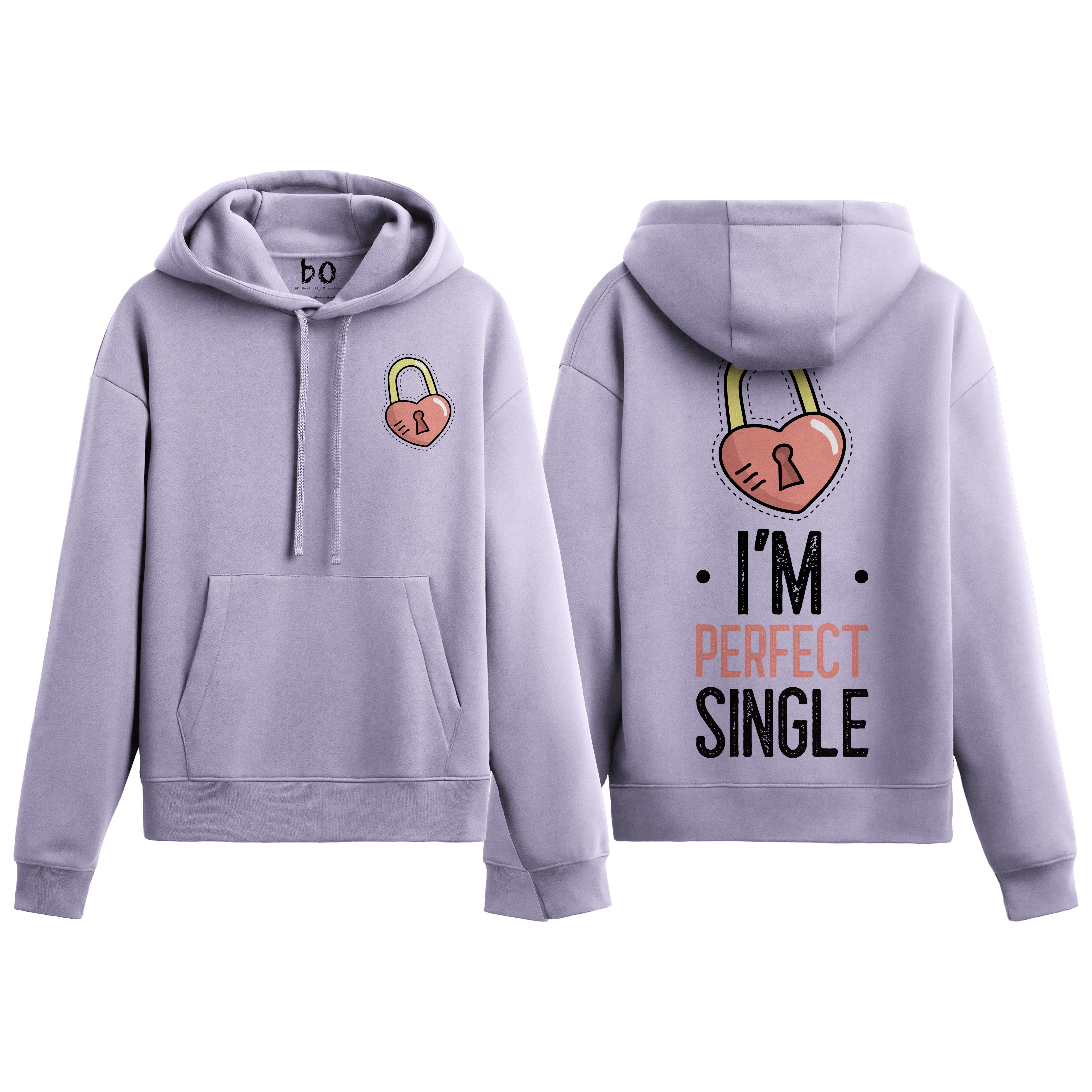 I'm Perfect Single Oversized Hoodie
