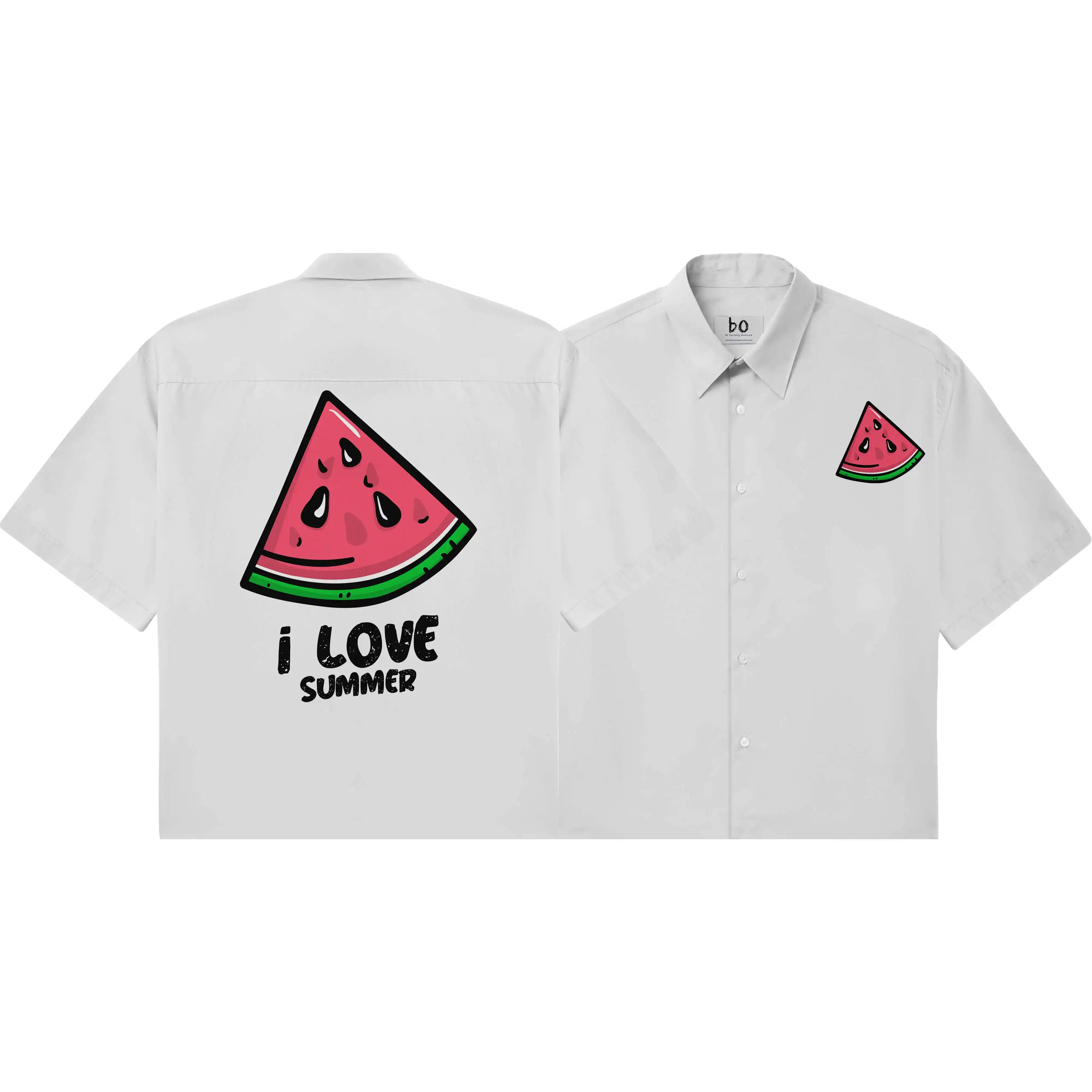 I Love Summer Oversized Shirt