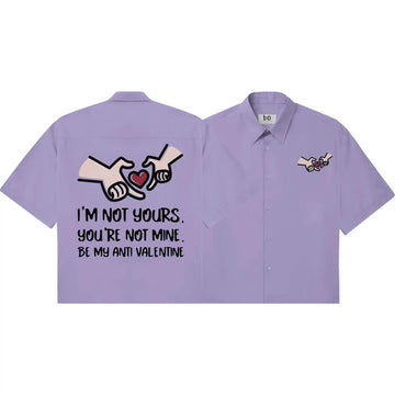 Anti Valentine Oversized Shirt