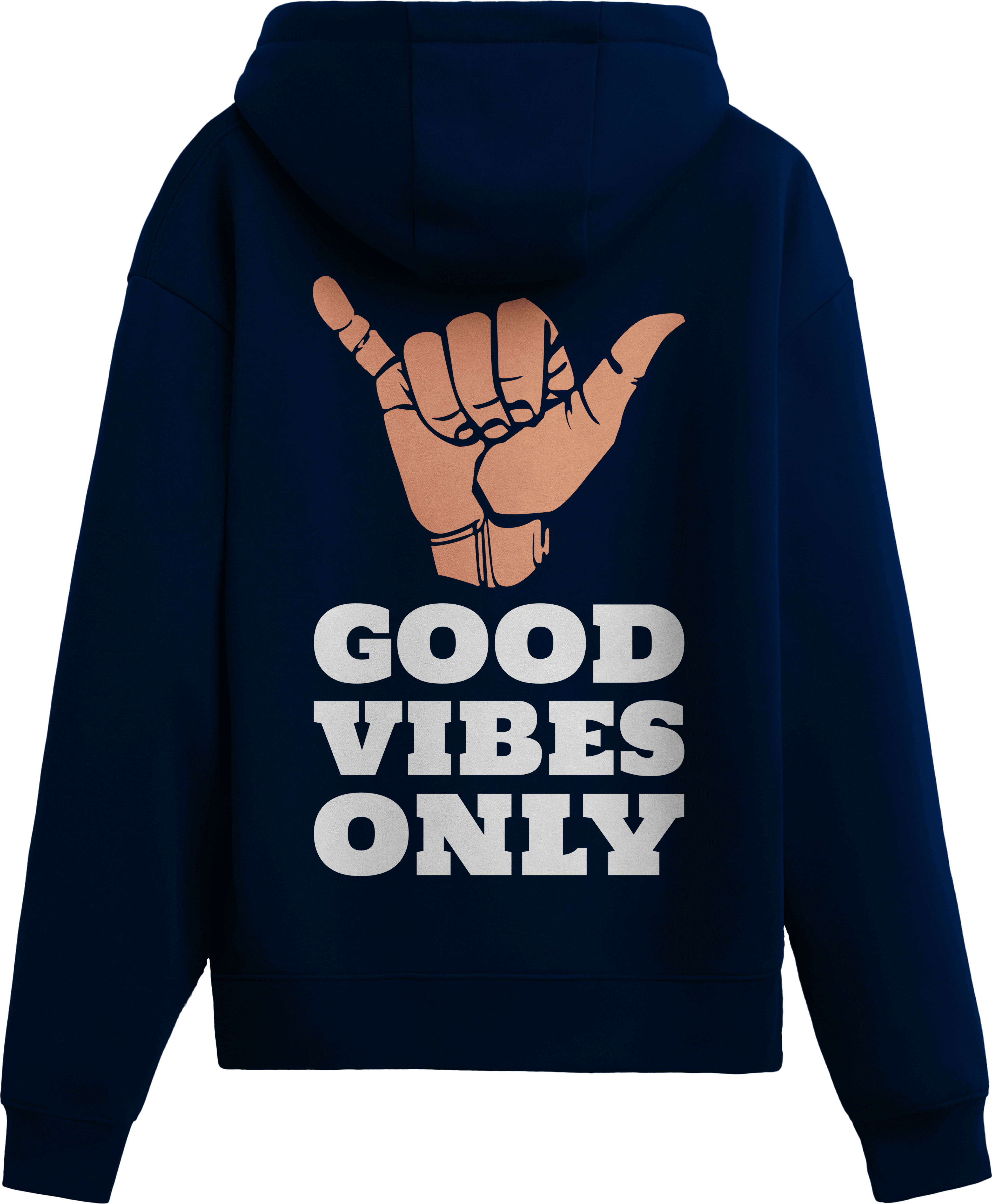 Good Vibes Only Oversized Hoodie